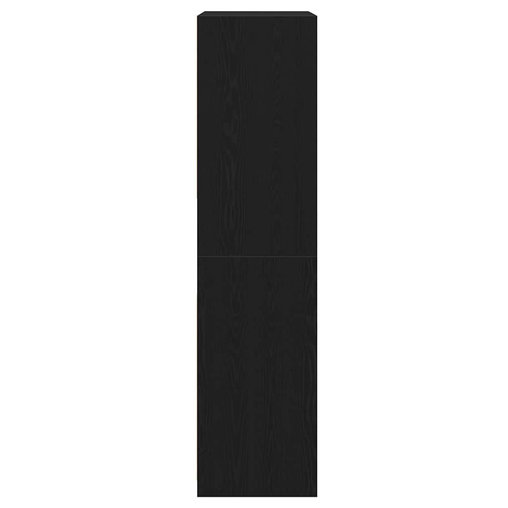 vidaXL Wardrobe Black Oak 100 x 50 x 200 cm Engineered Wood