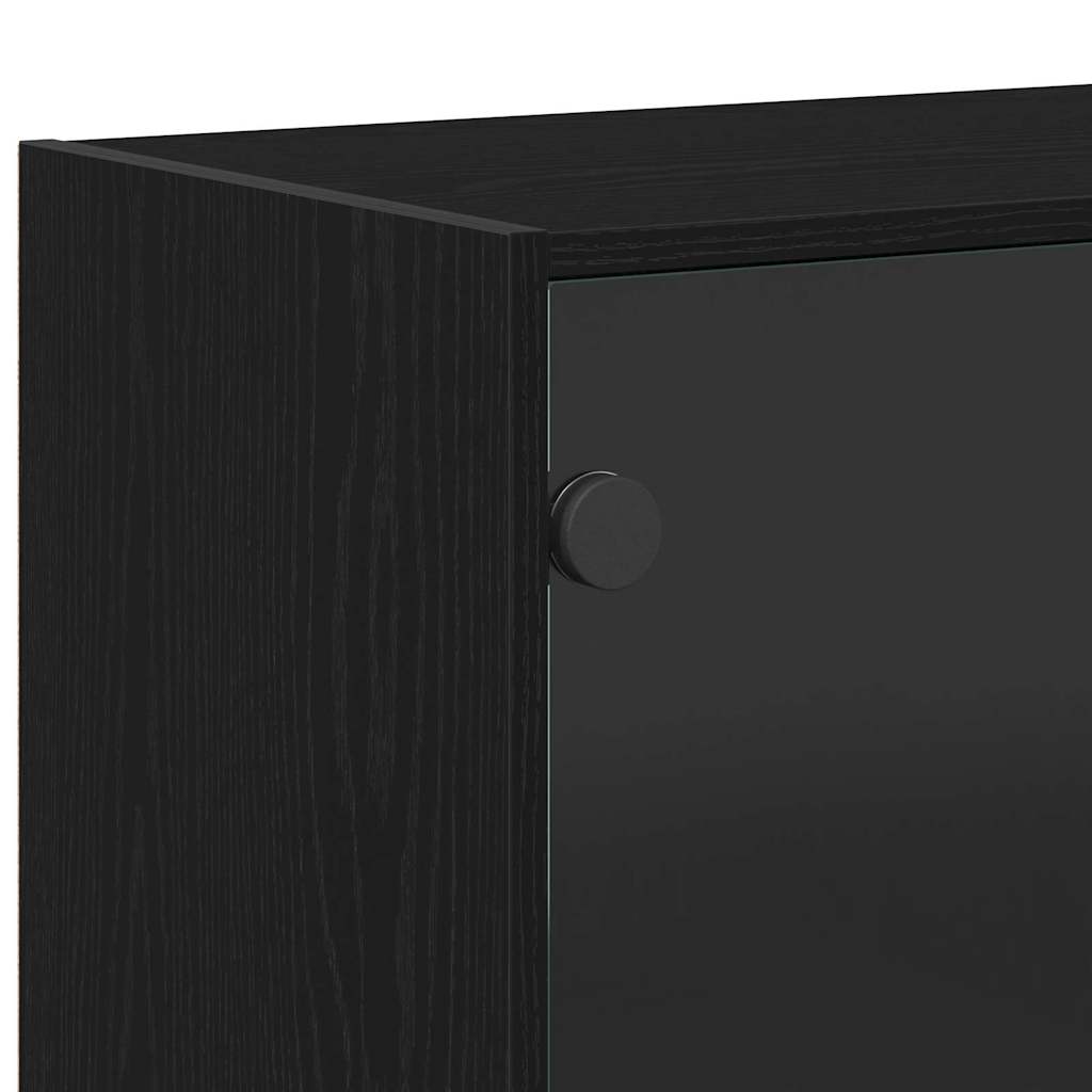vidaXL Sideboard Black Oak 100 x 37 x 75.5 cm