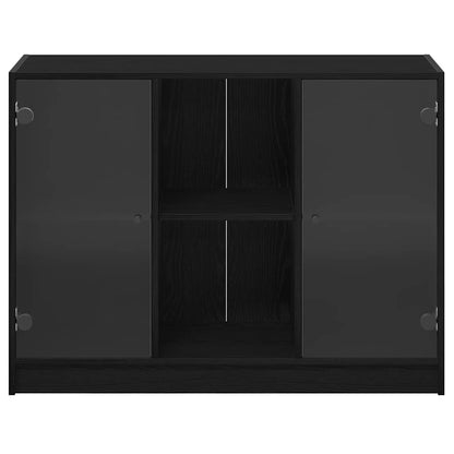 vidaXL Sideboard Black Oak 100 x 37 x 75.5 cm