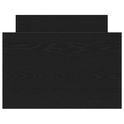 vidaXL Bed Frame Black Oak 193 x 78 x 50 cm Engineered Wood