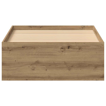 vidaXL Bed Frame without Mattress Artisan Oak 75x190 cm Engineered Wood