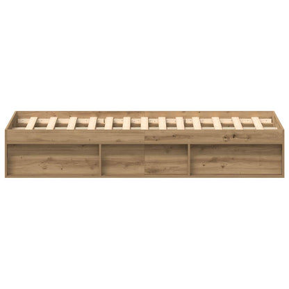 vidaXL Bed Frame without Mattress Artisan Oak 150x200 cm Engineered Wood