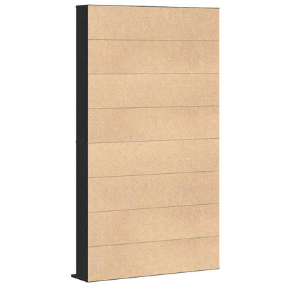 vidaXL CD Cabinet Black Oak 101 x 23 x 177.5 cm Engineered Wood