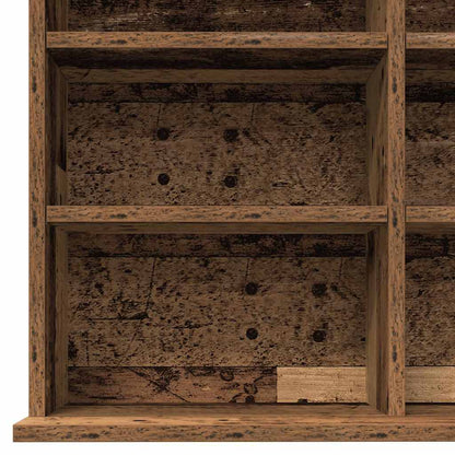vidaXL CD Cabinet Old wood 101 x 23 x 177.5 cm Engineered Wood
