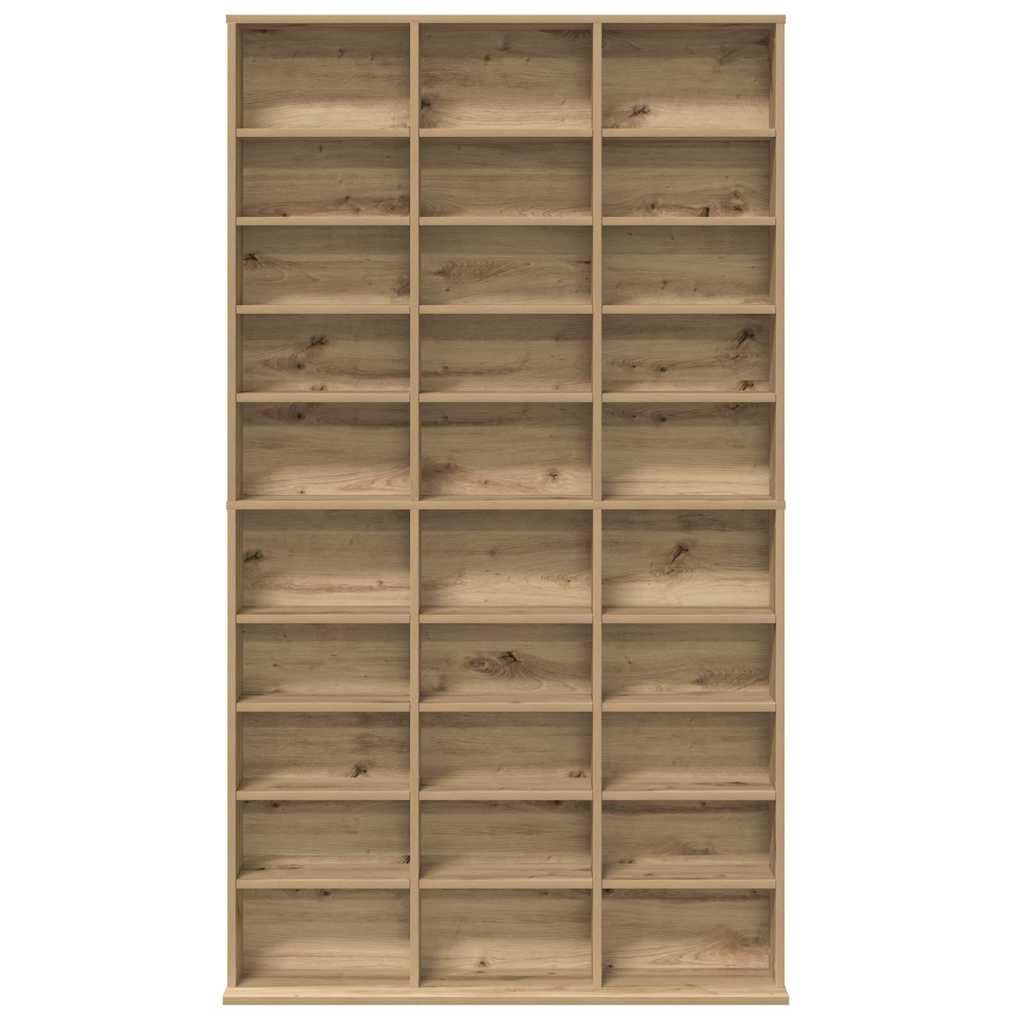 vidaXL CD Cabinet Artisan Oak 101 x 23 x 177.5 cm Engineered Wood