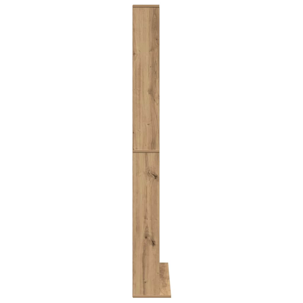vidaXL CD Cabinet Artisan Oak 101 x 23 x 177.5 cm Engineered Wood