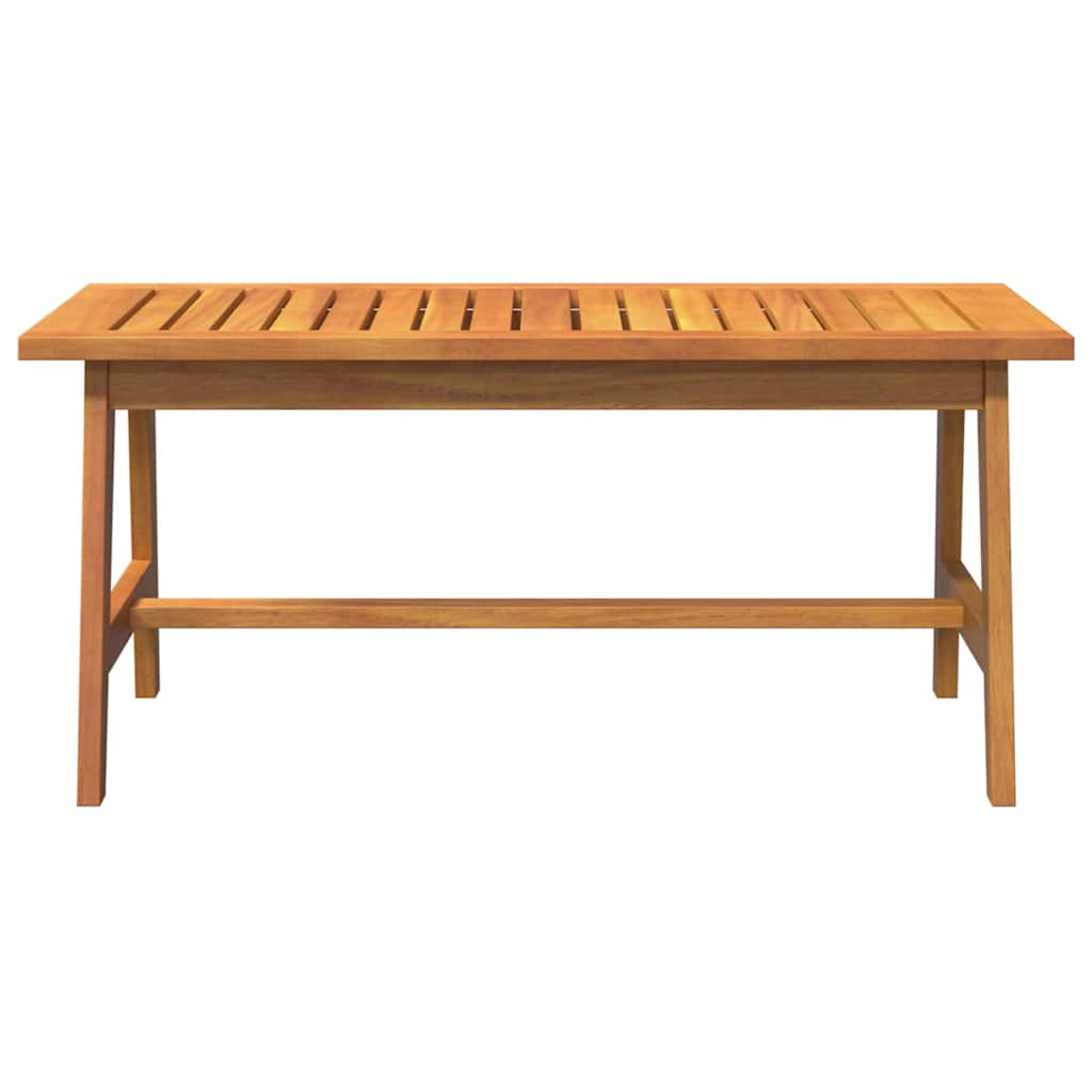 vidaXL Coffee Table Oil Natural Solid Acacia Wood