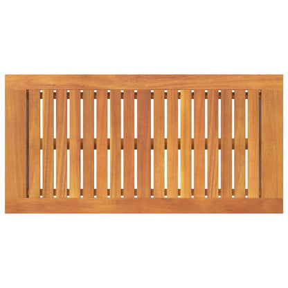 vidaXL Coffee Table Oil Natural Solid Acacia Wood