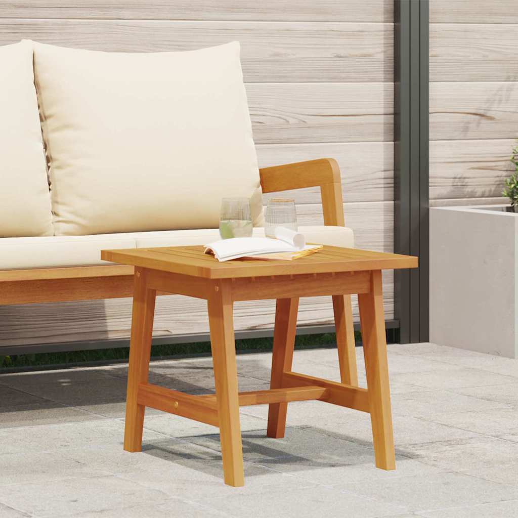 vidaXL Side Table Oil Natural 45 x 45 x 40 cm Solid Acacia Wood