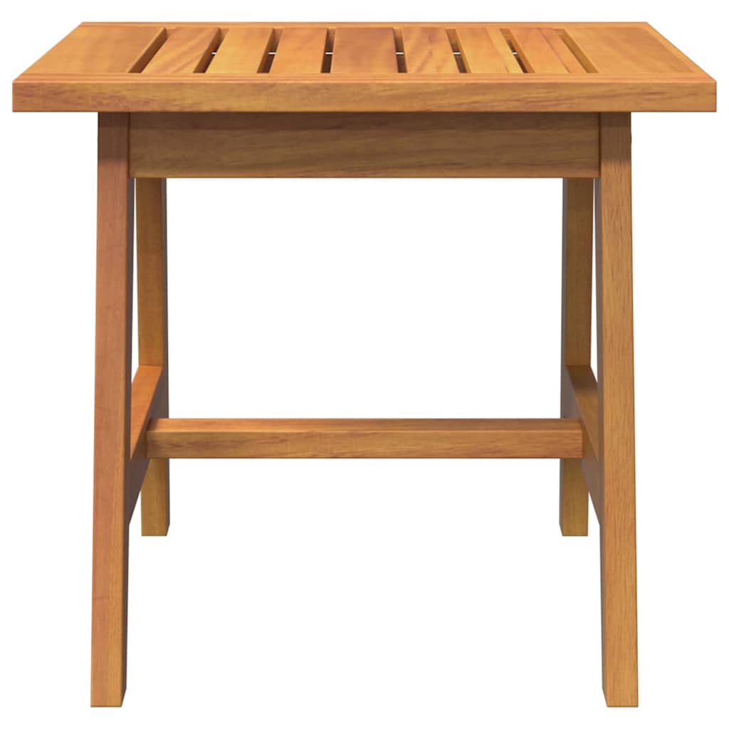 vidaXL Side Table Oil Natural 45 x 45 x 40 cm Solid Acacia Wood
