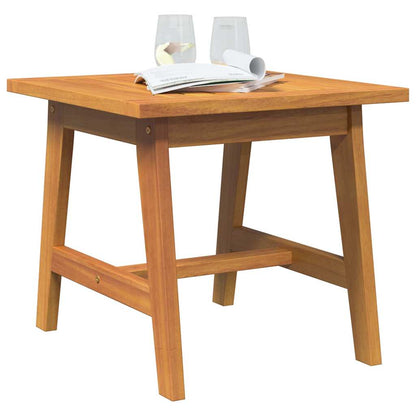 vidaXL Side Table Oil Natural 45 x 45 x 40 cm Solid Acacia Wood