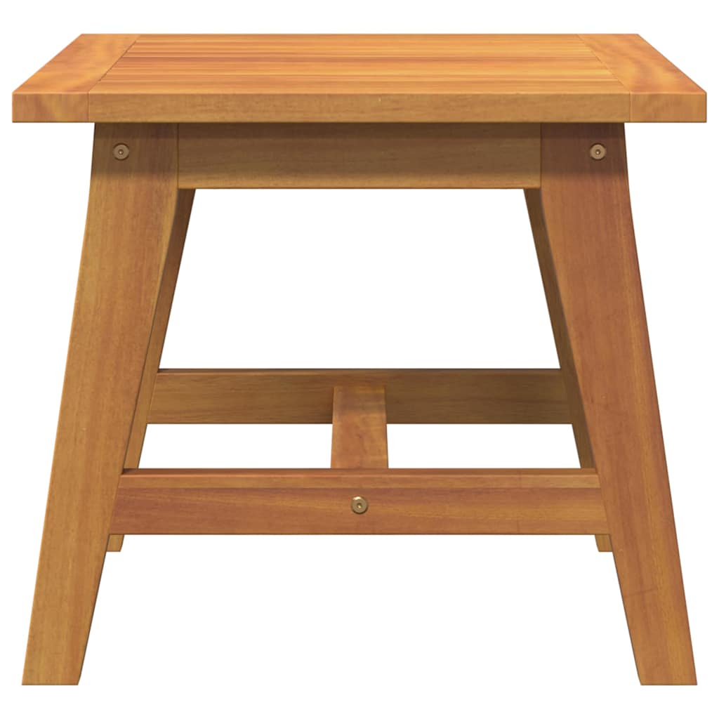 vidaXL Side Table Oil Natural 45 x 45 x 40 cm Solid Acacia Wood