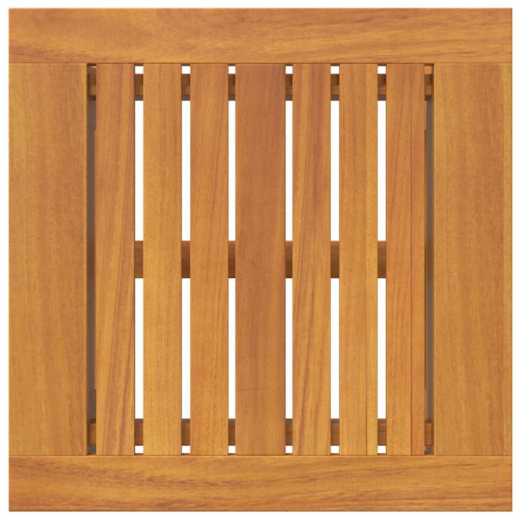 vidaXL Side Table Oil Natural 45 x 45 x 40 cm Solid Acacia Wood