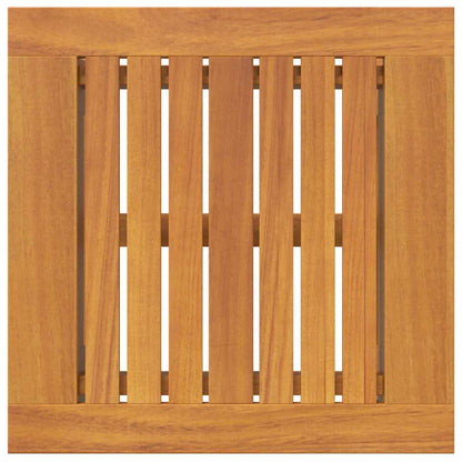 vidaXL Side Table Oil Natural 45 x 45 x 40 cm Solid Acacia Wood
