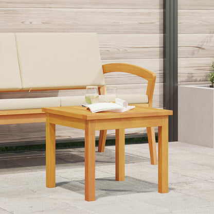 vidaXL Side Table Oil Natural Solid Acacia Wood