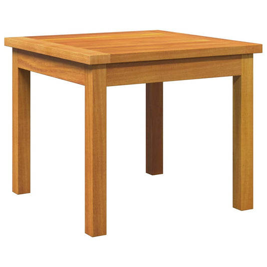 vidaXL Side Table Oil Natural Solid Acacia Wood