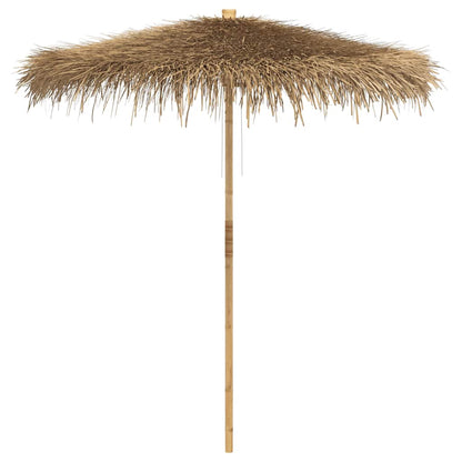 vidaXL Tiki Umbrella with Banana Leaf Canopy 240 cm Bamboo