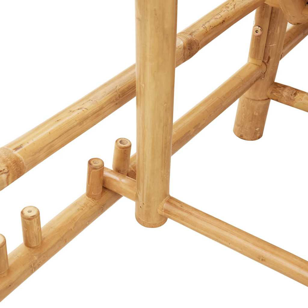 vidaXL Sun Lounger 55x199x30 cm Bamboo