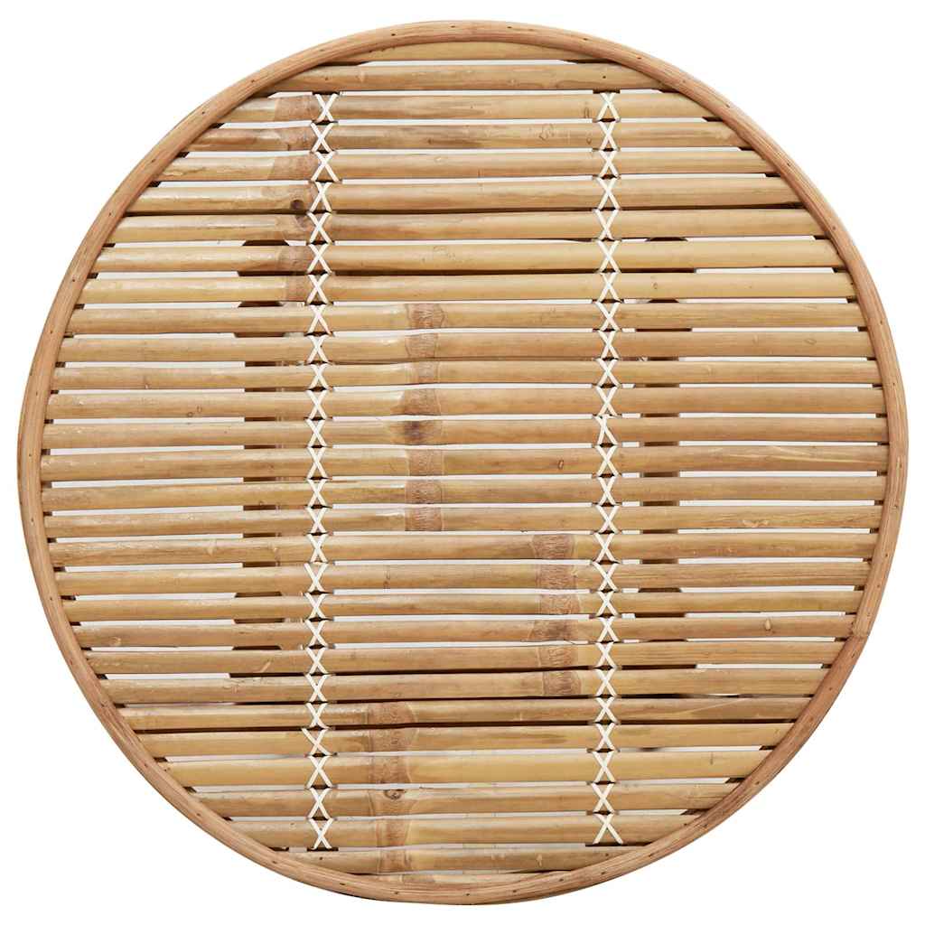 vidaXL Outdoor Bar Table Round Ø55x100 cm Bamboo