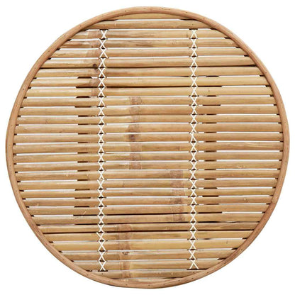 vidaXL Outdoor Bar Table Round Ø55x100 cm Bamboo