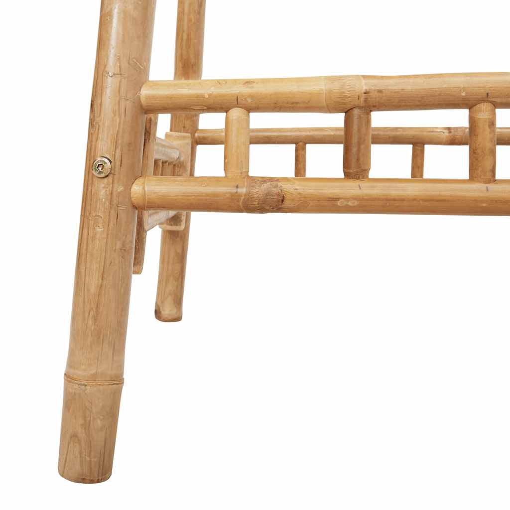 vidaXL Outdoor Bar Table Round Ø55x100 cm Bamboo