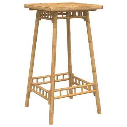 vidaXL 3 Piece Outdoor Bar Set Foldable Bamboo