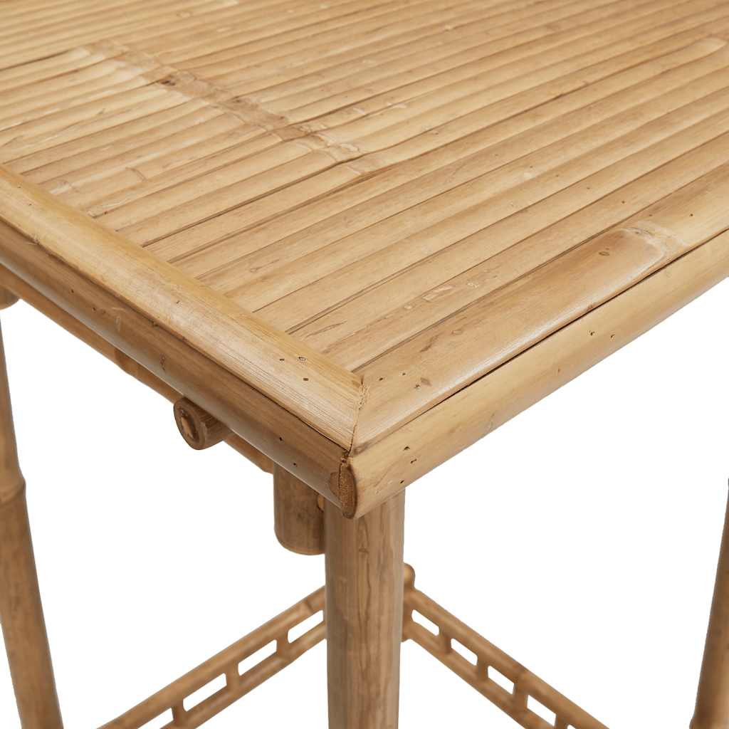 vidaXL 3 Piece Outdoor Bar Set Foldable Bamboo