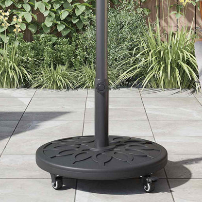 vidaXL Parasol Base Art Deco Black Ø 45 x 39.5 cm Iron