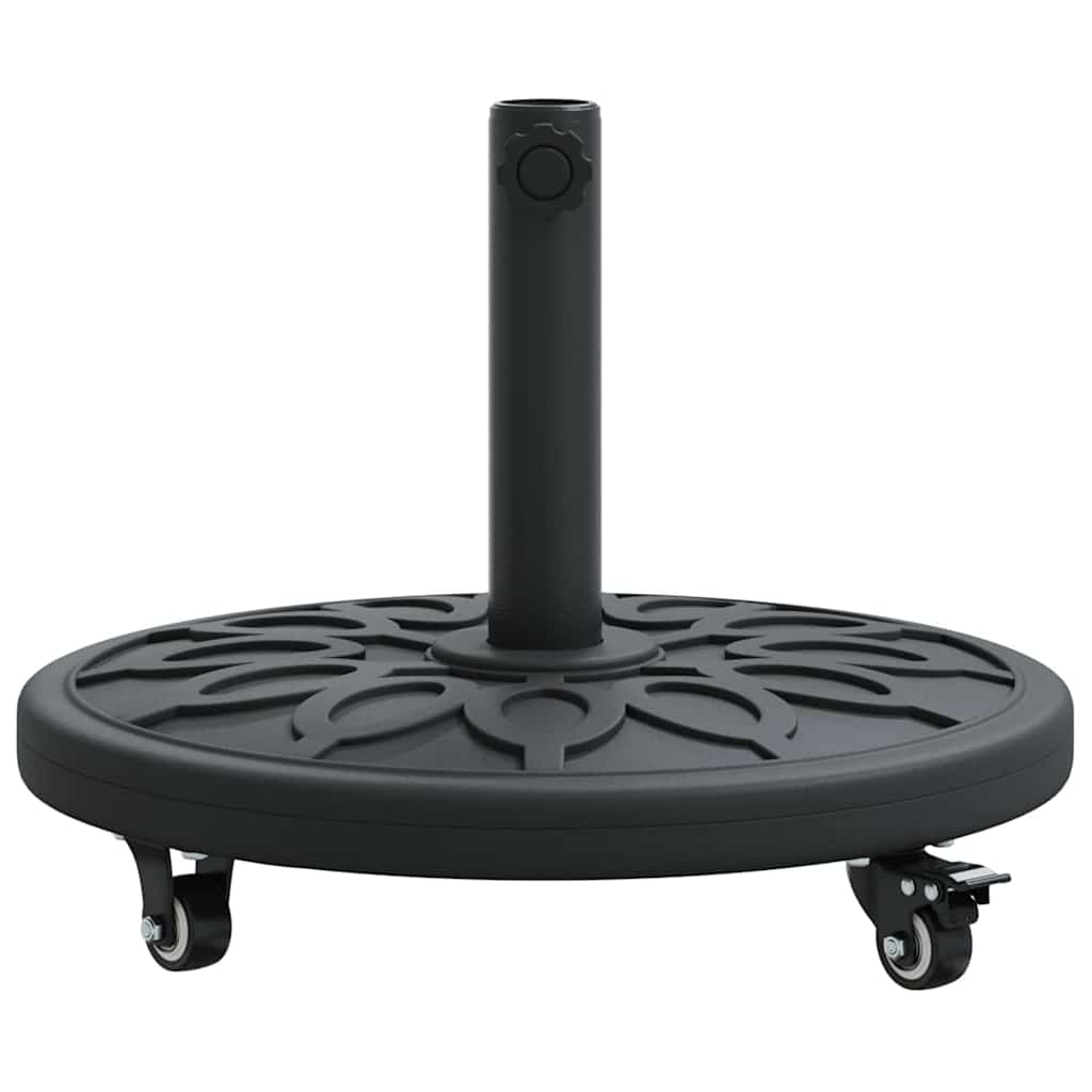 vidaXL Parasol Base Art Deco Black Ø 45 x 39.5 cm Iron