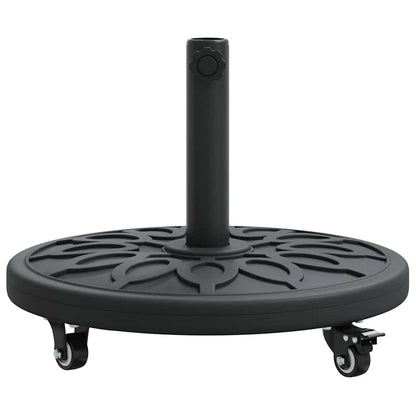 vidaXL Parasol Base Art Deco Black Ø 45 x 39.5 cm Iron