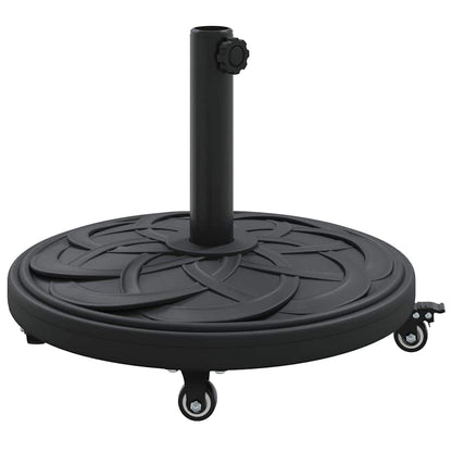 vidaXL Parasol Base Art Deco Black Ø 45 x 39.5 cm Iron
