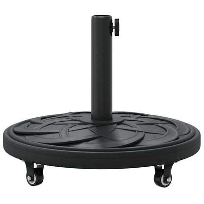 vidaXL Parasol Base Art Deco Black Ø 45 x 39.5 cm Iron