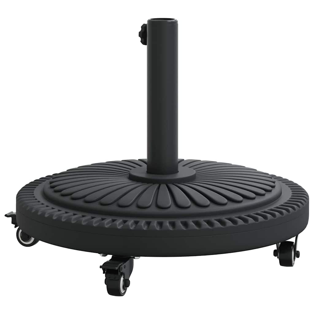 vidaXL Parasol Base Art Deco Black Ø 45 x 39.5 cm Iron