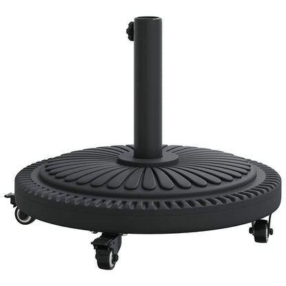 vidaXL Parasol Base Art Deco Black Ø 45 x 39.5 cm Iron
