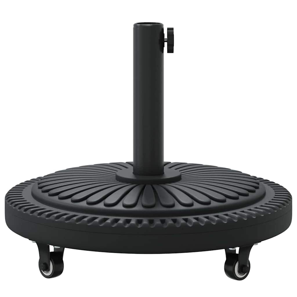 vidaXL Parasol Base Art Deco Black Ø 45 x 39.5 cm Iron