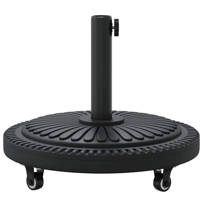 vidaXL Parasol Base Art Deco Black Ø 45 x 39.5 cm Iron