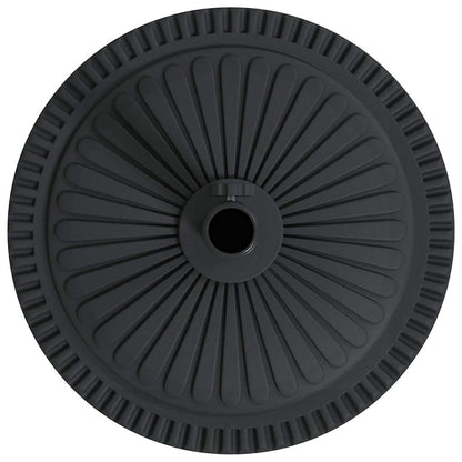 vidaXL Parasol Base Art Deco Black Ø 45 x 39.5 cm Iron