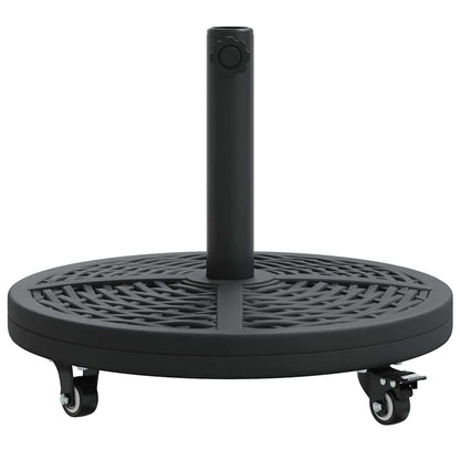 vidaXL Parasol Base Art Deco Black Ø 45 x 39.5 cm Iron