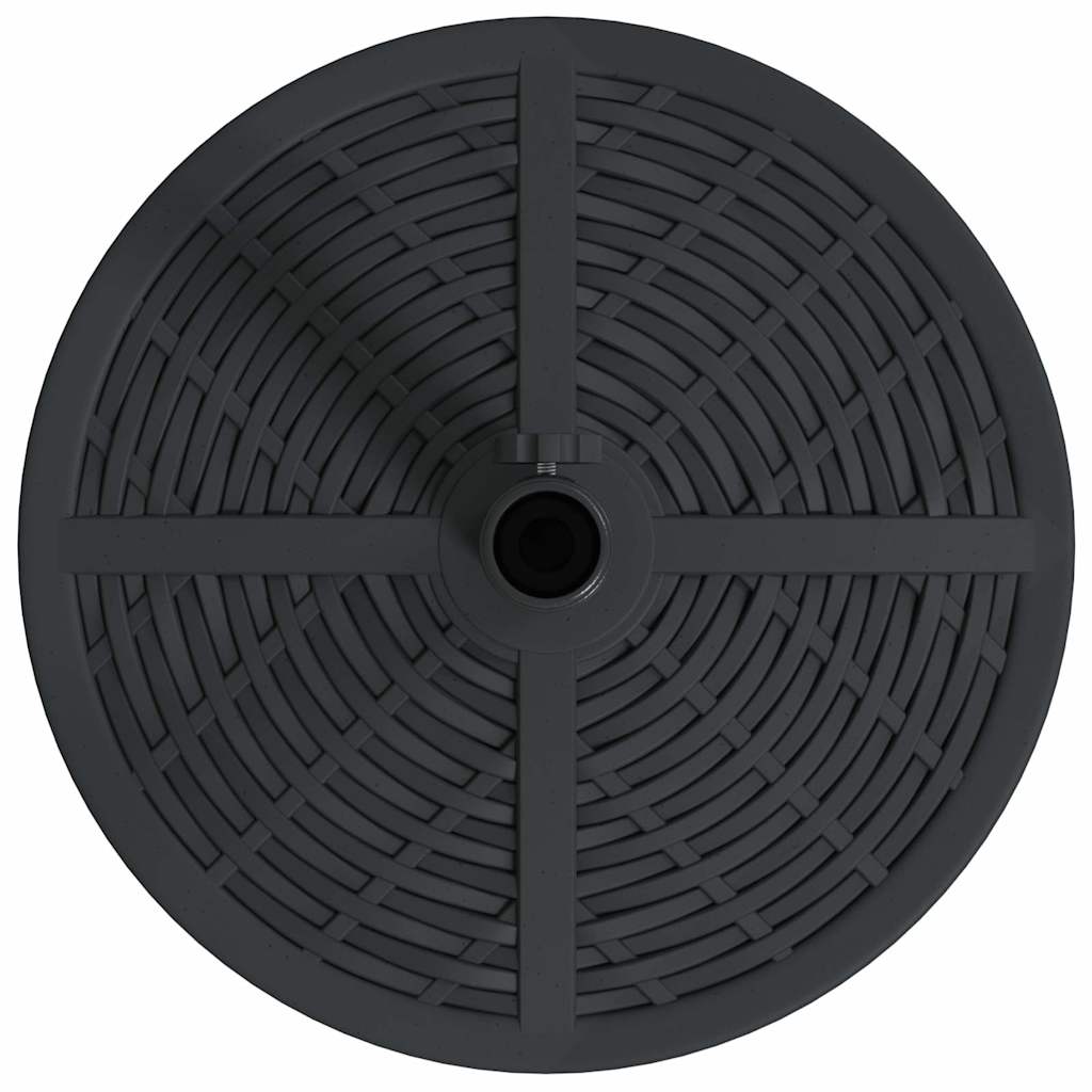 vidaXL Parasol Base Art Deco Black Ø 45 x 39.5 cm Iron