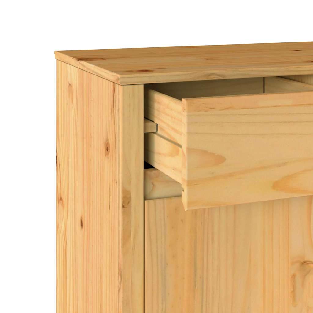 vidaXL Sideboard Drammen Oak 79 x 43 x 75.5 cm Solid Pine wood