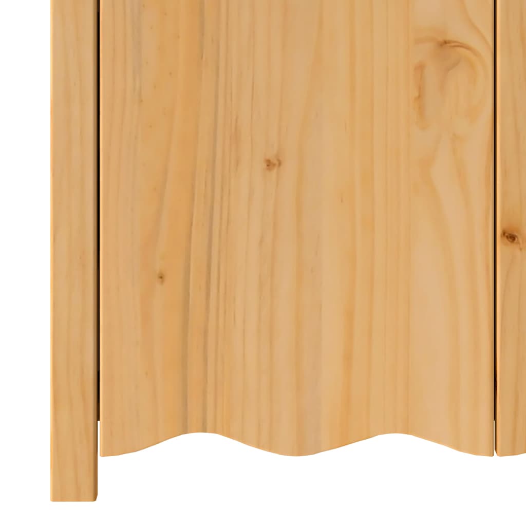 vidaXL Sideboard Drammen Oak 79 x 43 x 75.5 cm Solid Pine wood