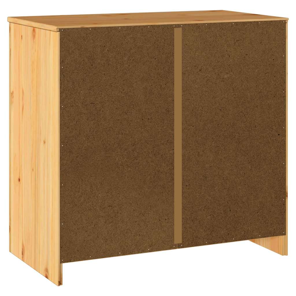 vidaXL Sideboard Drammen Oak 79 x 43 x 75.5 cm Solid Pine wood