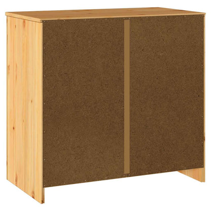 vidaXL Sideboard Drammen Oak 79 x 43 x 75.5 cm Solid Pine wood