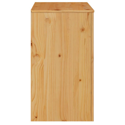 vidaXL Sideboard Drammen Oak 79 x 43 x 75.5 cm Solid Pine wood