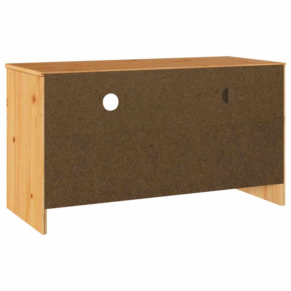 vidaXL TV Cabinet Drammen Oak 99 x 43 x 55 cm Solid Pine wood