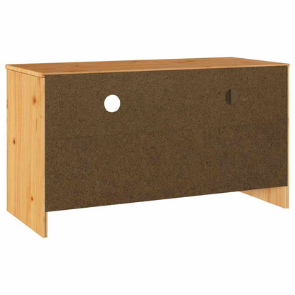 vidaXL TV Cabinet Drammen Oak 99 x 43 x 55 cm Solid Pine wood