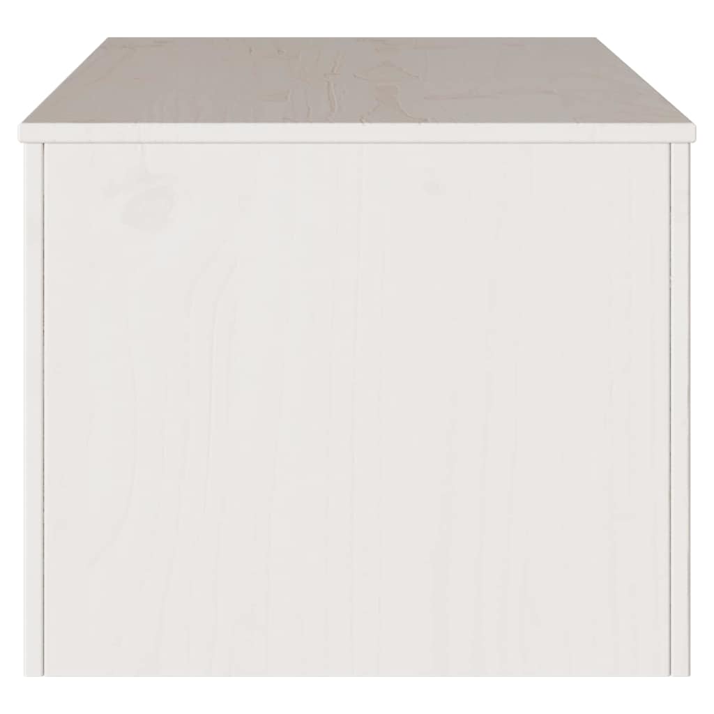 vidaXL Coffee Table Drammen White 99 x 55 x 45 cm Solid Pine Wood
