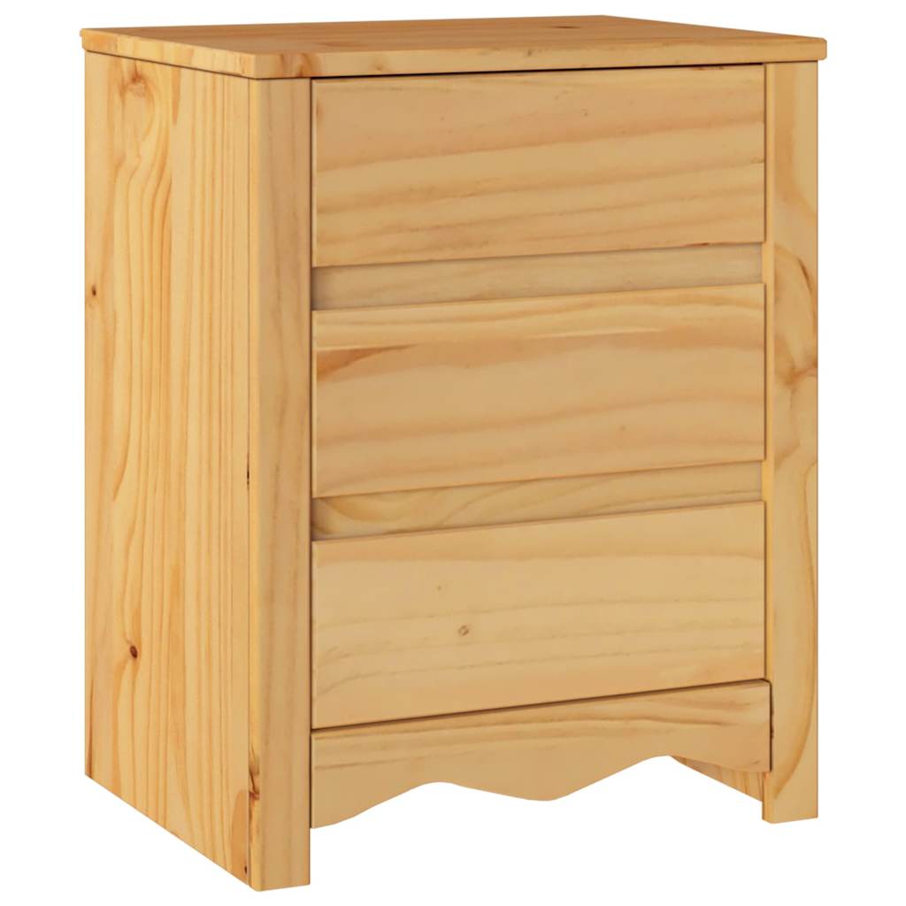 vidaXL Coffee Table Drammen Oak 45 x 35 x 56 cm Solid Pine Wood