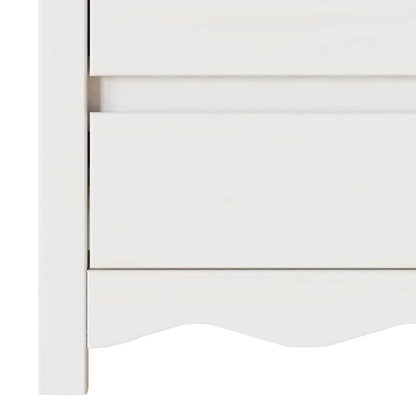 vidaXL Coffee Table Drammen White 45 x 35 x 56 cm Solid Pine Wood
