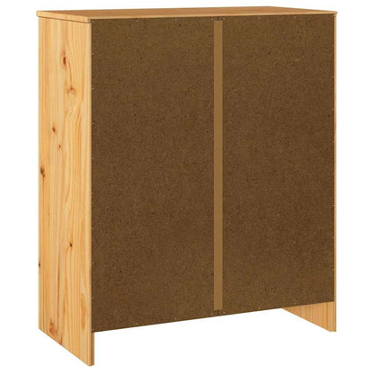 vidaXL Chest of Drawers Drammen Oak 76.5 x 40 x 91 cm Solid Pine wood